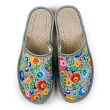 Women's Slippers with Łowicz Pattern | K-1548C