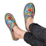 Women's Slippers with Łowicz Pattern | K-1548C
