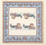 Silk Feel Soft Scarf with Horse Pattern | HAL-234