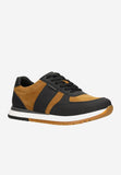 Wojas Black and Light Brown Leather Sneakers | 1013278