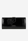 Wojas Large Embossed Black Leather Wallet | 9106031