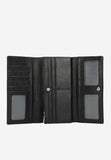Wojas Large Embossed Black Leather Wallet | 9106031