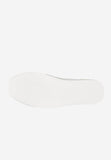 Wojas Men's White Leather Sneakers with Dark Blue Additions | 1016757