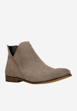 Wojas Dark Beige Leather Ankle Booties | 5500267