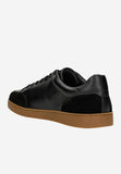 Wojas Black Leather Sneakers | 1021751