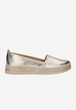 Wojas Golden Leather Espadrilles Slip-On Flats | 4627758