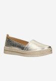 Wojas Golden Leather Espadrilles Slip-On Flats | 4627758