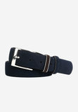 Wojas Dark Blue Leather Belt | 9310366