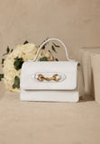 Wojas White Leather Crossbody Bag | 8020750