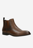 Wojas Brown Leather Ankle Boots | 2003053