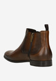 Wojas Brown Leather Ankle Boots | 2003053