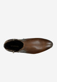 Wojas Brown Leather Ankle Boots | 2003053