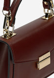 Wojas Burgundy Leather Crossbody Bag | 8040255