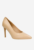 Wojas Beige Leather High Heels | 3516354