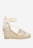 Wojas RELAKS Beige Wedges Sandals | R7600314