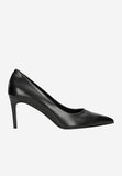 Wojas Black Leather High Heels | 3517451