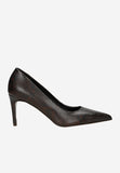 Wojas Brown Embossed Leather High Heels | 3517450