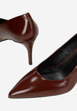 Wojas Burgundy Patent Leather High Heels | 3517435