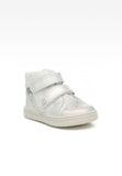 Bartek Girls' Silver Prophylactic Leather Ankle Sneakers | 91764-025