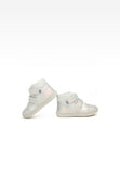 Bartek Girls' Silver Prophylactic Leather Ankle Sneakers | 91764-025