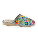 Women's Slippers with Łowicz Pattern | K-1548C