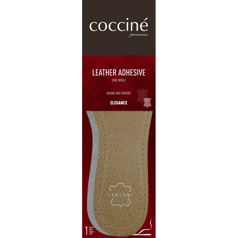 COCCINE Leather Adhesive Shoe Insole - LEATHER ELEGANCE
