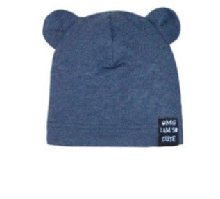 Boys' Blue Hat with Bear Ears - 4-5 Years | 48/096-B