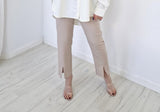 Italian-style Elegant Beige Pants | 2663-BE