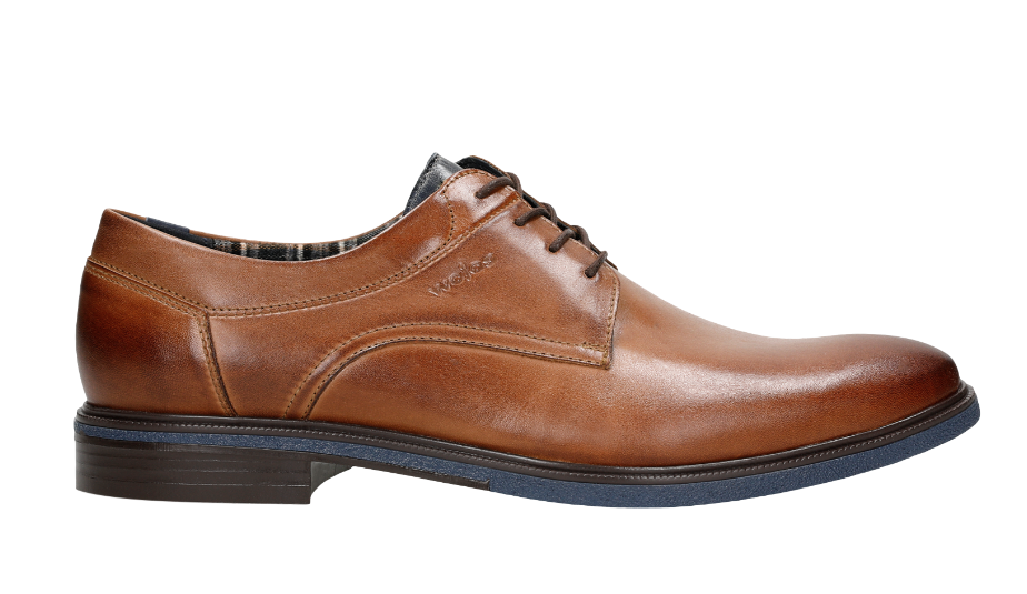 Wojas Light Brown Leather Dress Shoes