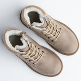 Wojtyłko Boys' Beige Insulated Ankle Boots | 5Z21022-BE