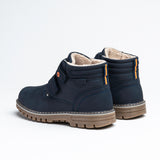 Wojtyłko Boys' Dark Blue Insulated Ankle Boots | 5Z23015-DB