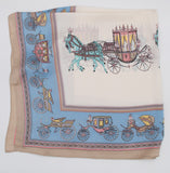 Silk Feel Soft Scarf with Horse Pattern | HAL-234