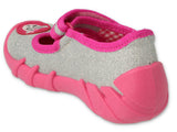 Befado Pink & Gray Koala Daycare Slippers SPEEDY | 109P251