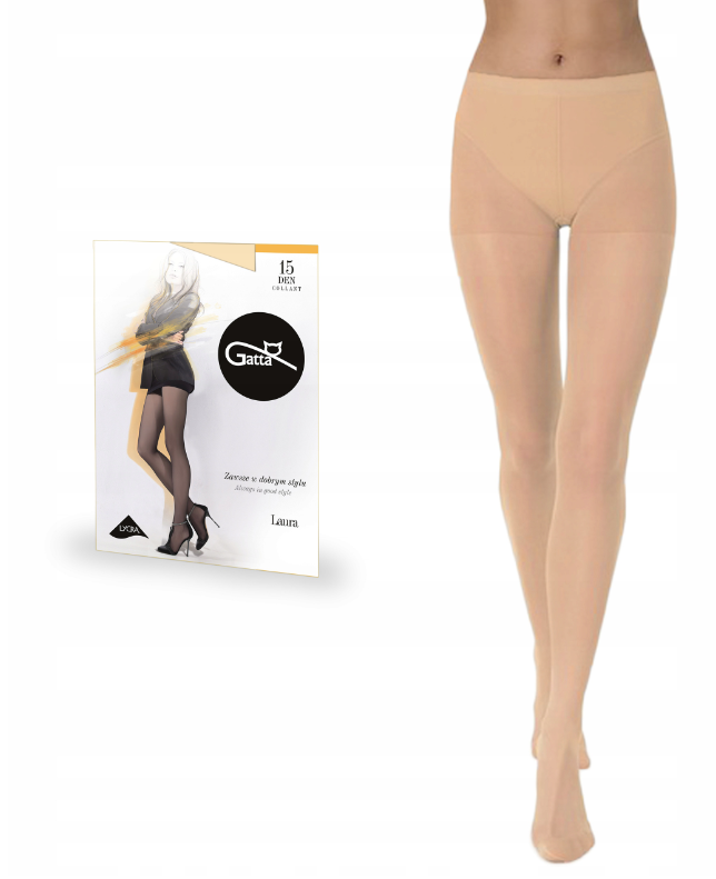 Gatta Classic Dune Beige 15 Denier Tights