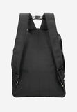 Wojas RELAKS Black Backpack with Modern Geometric Texture | R8029311