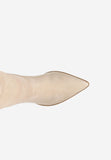 Wojas Beige Goat Leather Knee High Boots | 7103064