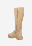 Wojas Beige Leather Knee High Boots | 7101964