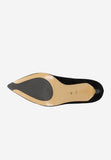 Wojas Black Velour Leather High Heels | 35093-61