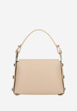 Wojas Beige Leather Crossbody Bag with Silver Accent | 80318-54