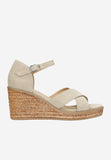 Wojas Beige Strappy Wedge Platform Sandals | 76149-64