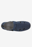 Wojas Dark Blue Leather Sandals - Sneakers  | 2156-76