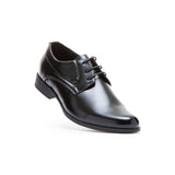 Boys' Elegant Black Eco-Leather Oxfords | 203-82