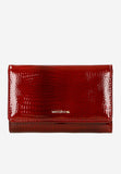 Wojas Red Embossed Leather Snap Wallet | 91059-35