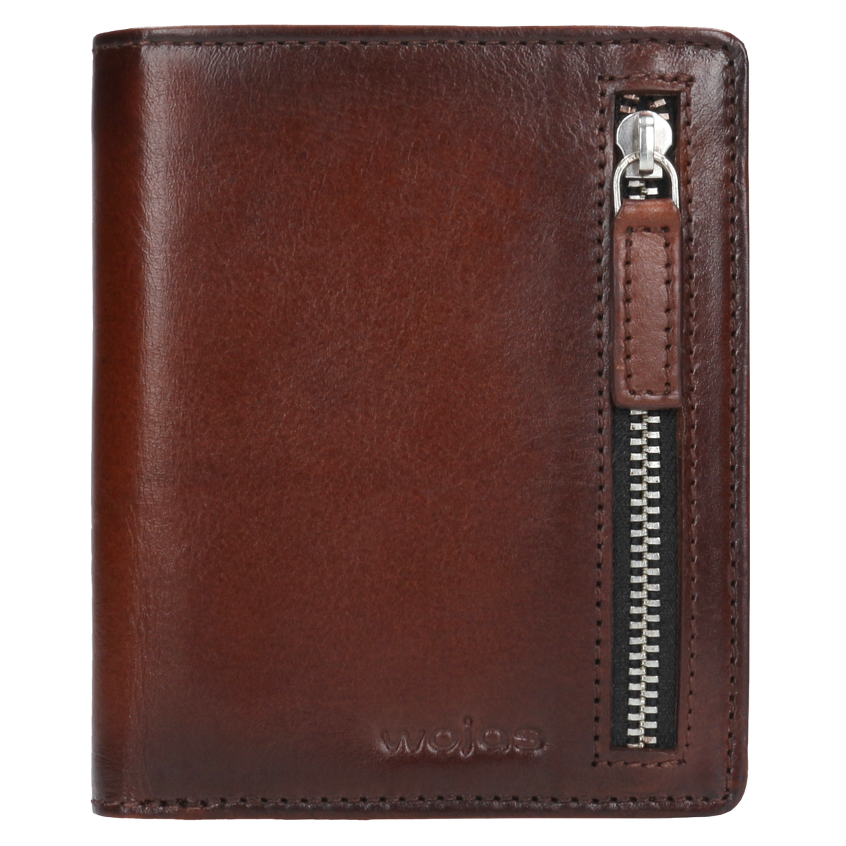 長財布 you a use Wonder wallet (Lizard brown) Wojas Dark Brown Leather Wallet with Vertical Zipper