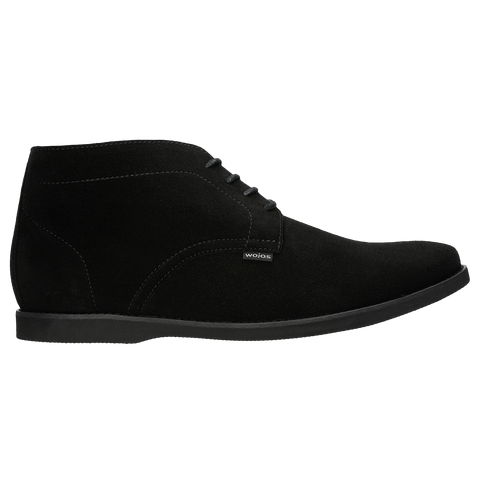 Wojas Black Leather Ankle Shoes | 2404461