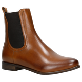Wojas Brown Leather Ankle Boots | 5506052