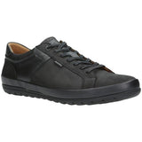 Wojas Black Leather Sneakers COMFORT | 9046-71