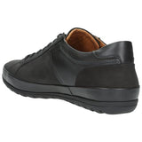 Wojas Black Leather Sneakers COMFORT | 9046-71
