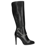 Wojas Black Leather Knee High Boots | 7100151