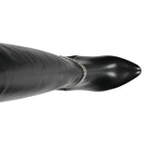 Wojas Black Leather Knee High Boots | 7100151